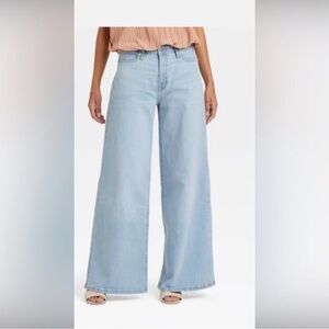 A new day wide leg jeans light wash